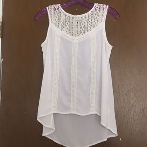 Sheer White Blouse
